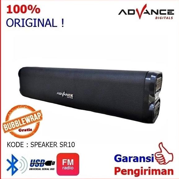 ORDER SEKARANG Speaker Sound Bar Speaker Bluetooth Portable Advance Sr 10 SR10