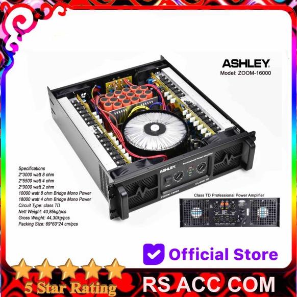 Power Ashley Zoom 16000 Amplifier Ashley Class TD Original