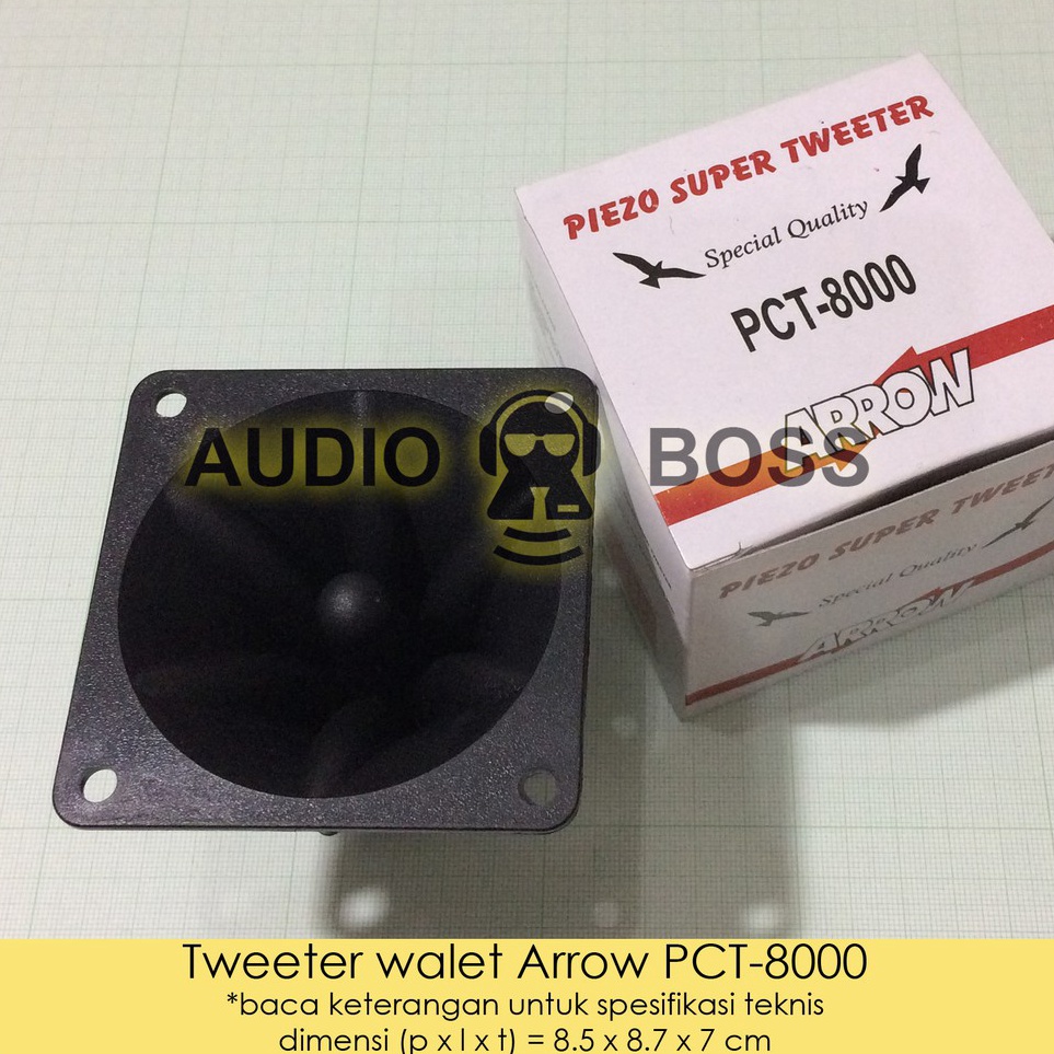 ❆KwK Tweeter Walet Arrow PCT 8000 / Tweeter Wallet Piezzo Arrow PCT-8000 ❆ (Grosir)