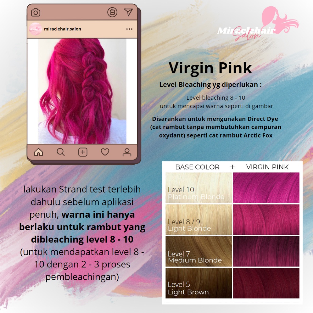 Arctic Fox - Cat Pewarna Rambut Arctic Fox Virgin Pink