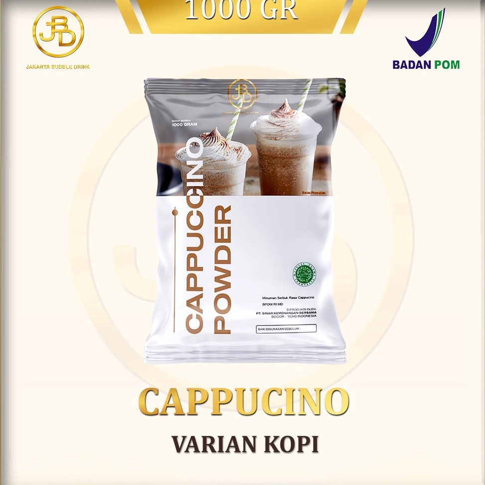 

Promo 6.6 Bubuk Minuman Premium CAPPUCINO -Jakarta Bubble Drink | BPOM&HALAL