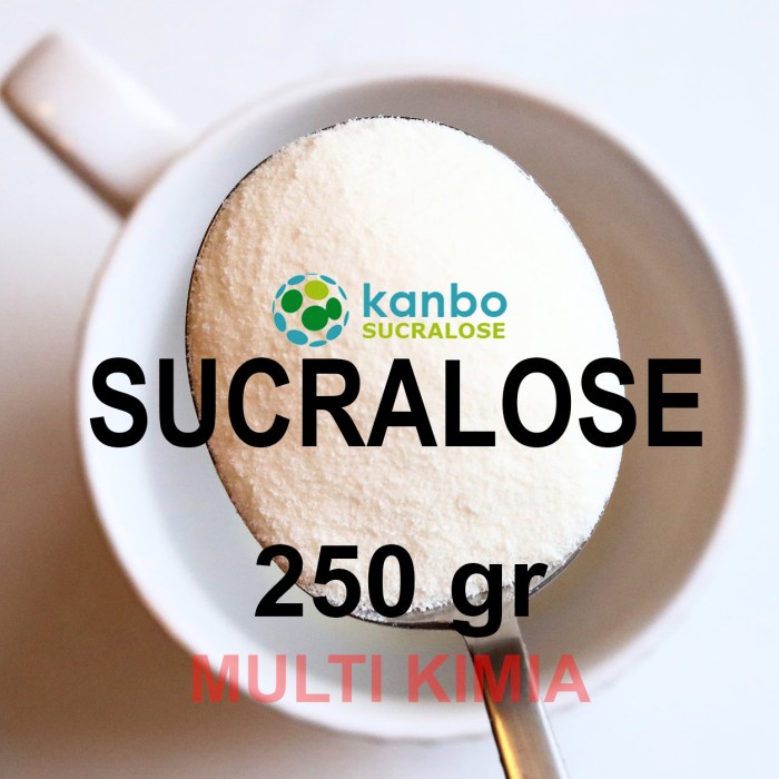 

Sucralose Sukralos Pemanis Buatan Sweetener 250gram