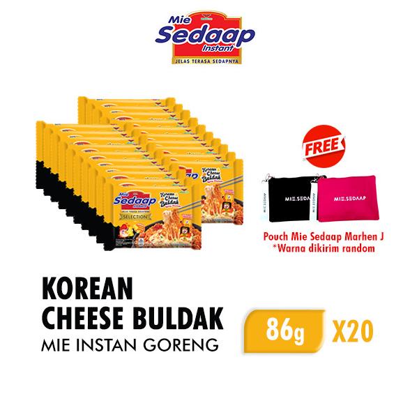 

Sedaap Mie Instan Goreng Korean Cheese Buldak 86Gr X 20 Free Pouch - Best Store