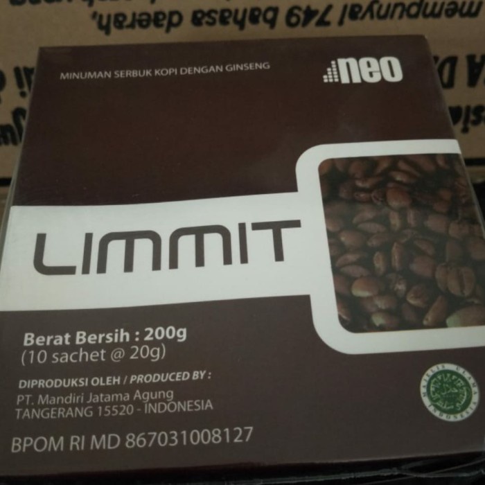 

Limmit Kopi -minuman serbuk rasa ginseng -limit ginseng Original