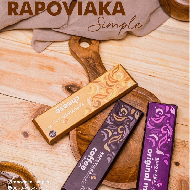 

Rapoviaka Simple Cokelat 41 gram Varian Green Tea