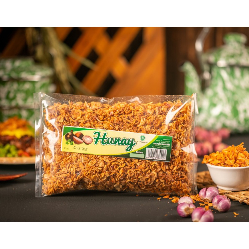 

(8.☞Q❦) Bawang Merah goreng Hunay Plastik 250 gram | 100% tanpa bahan pengawet, kualitas premium dan Halal top.produkご