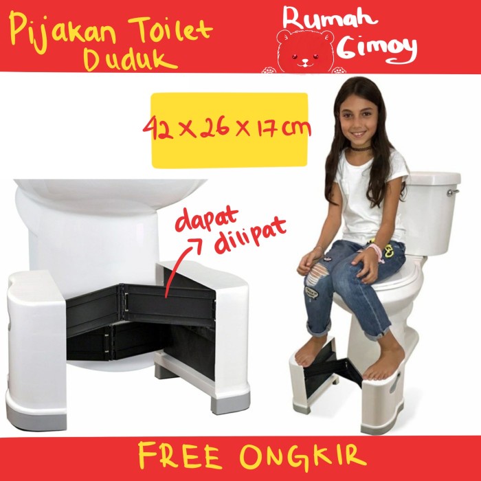 Pijakan Toilet Duduk - Pijakan Kaki Kloset - Pijakan Kaki WC Duduk