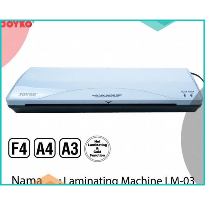 

Mesin Laminating F4 A4 A3 JOYKO LM-03 ORIGINAL 20JVLZ3 perkakas