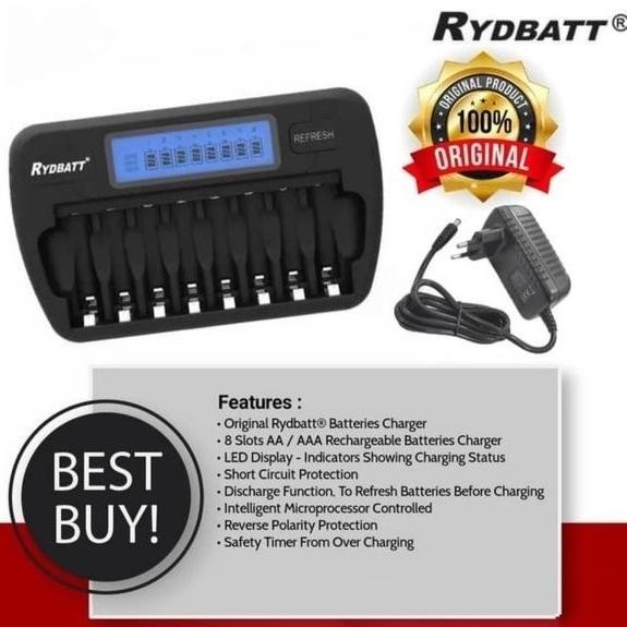 Rydbatt 8 Slot Lcd Smart Charger I Charger tamiya