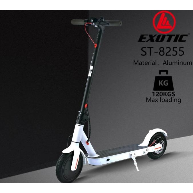 Scooter Skuter ST8255 Lipat Dewasa Anak Electric EXOTIC ST 8255
