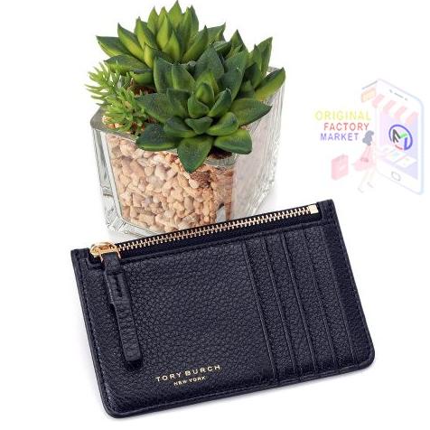 DOMPET TB Perry Top Zip Card Holder Case Black