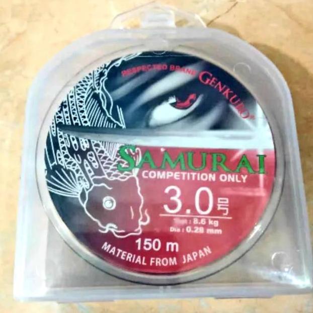 Discount Senar Pancing Samurai 150M / Tali Pancing Samurai Genkuro ( Original ) Bisa Cod