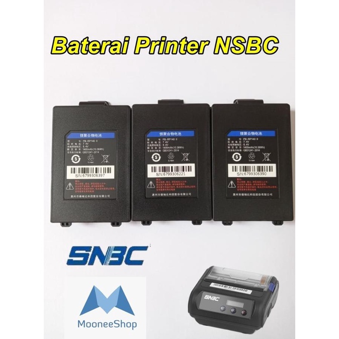 BATERAI BATRE BATERRY PRINTER LABEL BARCODE THERMAL SNBC 80MM