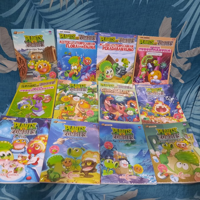 

Buku Plants Vs Zombies Seri Komik Dinosaurus Jura Pahlawan Harta Laut