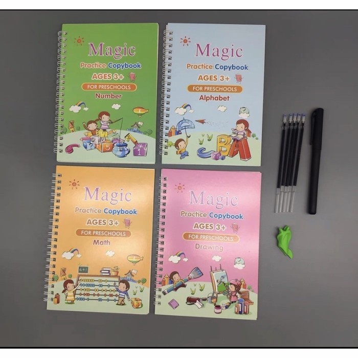

sank magic book - buku belajar menulis tracing huruf angka tinta ajaib