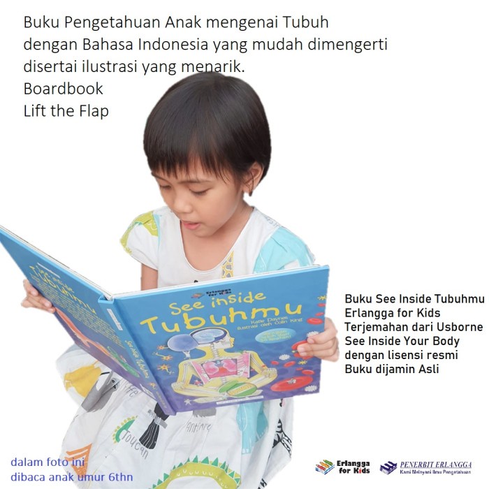PROMO BUKU SEE INSIDE TUBUHMU TERJEMAHAN USBORNE BAHASA INDONESIA ERLANGGA TERLARIS