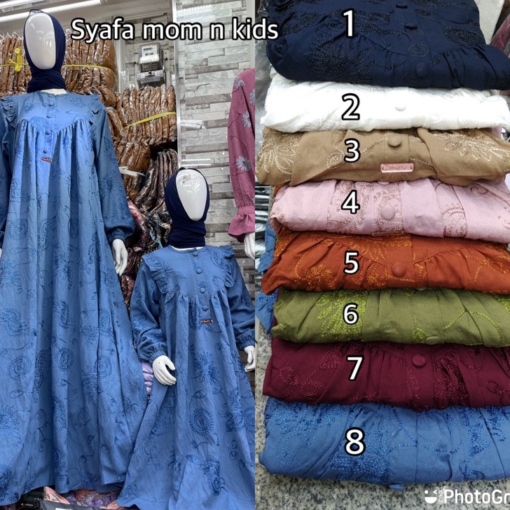 Terlaris syafa couple mom and kids by olivia mj