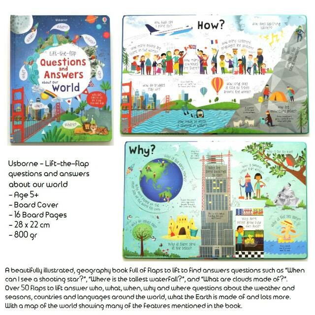 FLASH SALE USBORNE QUESTION AND ANSWER ABOUT FOOD DINOSAURS BODY ORIGINAL #O TERBARU