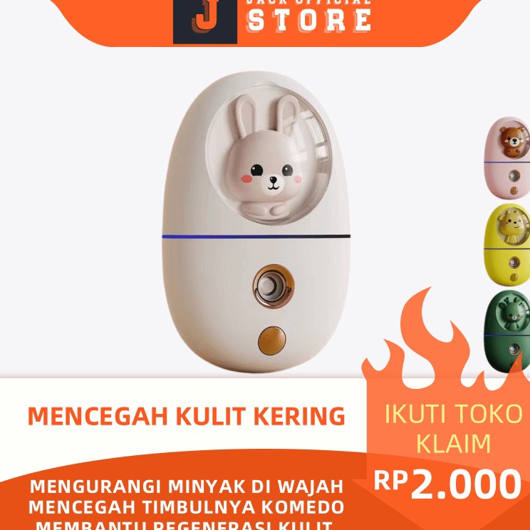 Stock Banyak JACKSHOP Nano Spray Mini KARAKTER Mini Nano Spray Pelembab Wajah Dan DISINFEKTAN