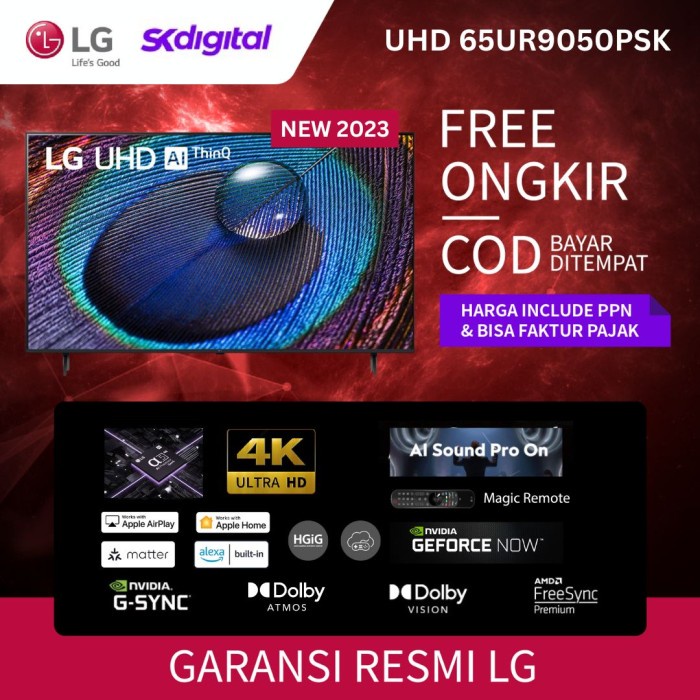 Lg 65Ur9050 4K Smart Uhd Ai Thinq Tv 65 Inch 65Ur9050Psk