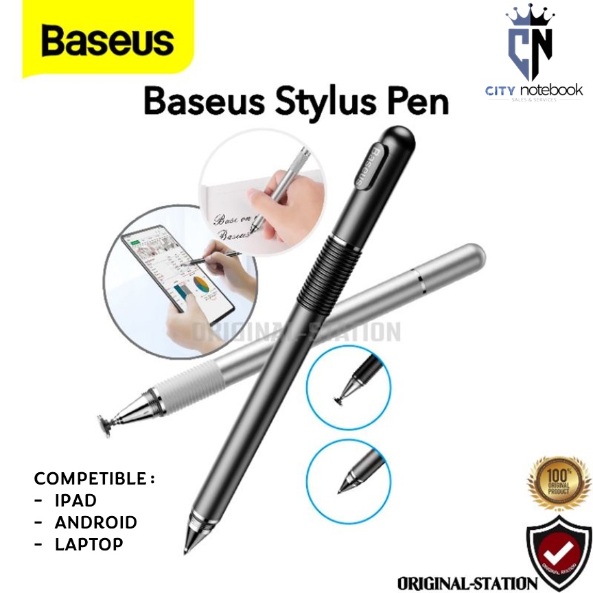 Stylus Baseus 2-In-1 Capacitive Touch For Tablet Laptop
