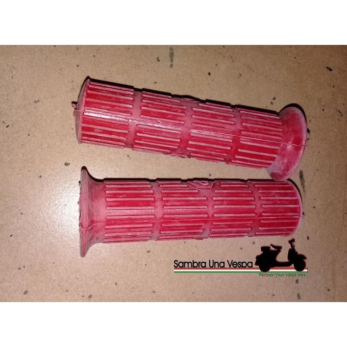 ((((()paling dicari] Handgrip Handfat Handpad Grip Logo chung Vespa Super Sprint PTS Merah