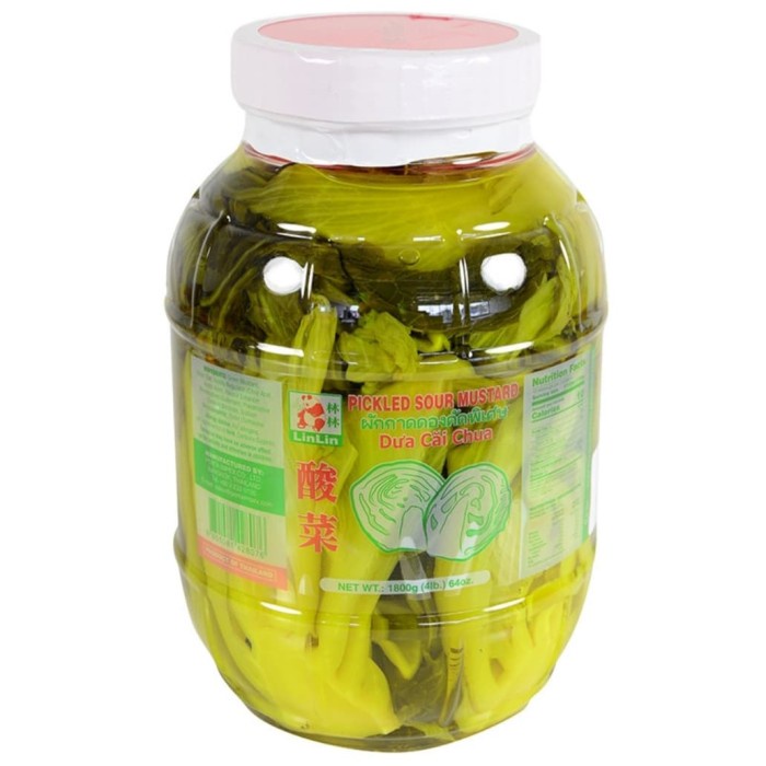 

LIN LIN PICKLED SOUR MUSTARD 1800G