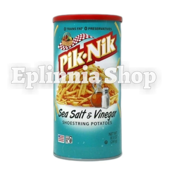 

PIK.NIK PIK NIK PIKNIK SEASALT VINEGAR SHOESTRING POTATO 241 GR