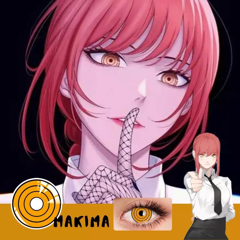 [Ready] Softlens Cosplay Makima Chainsaw Man