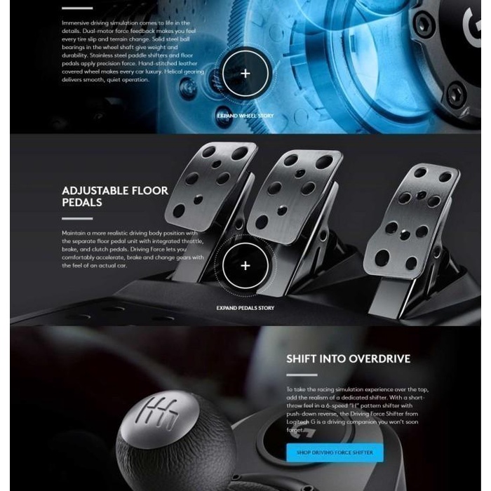 Logitech G29 Driving Force Wheel Game Racing Simulator Ps4 Ps5 Pc
