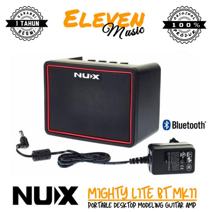 Nux Mighty Lite Bt Nux Mini Portable Modeling Guitar Amplifier