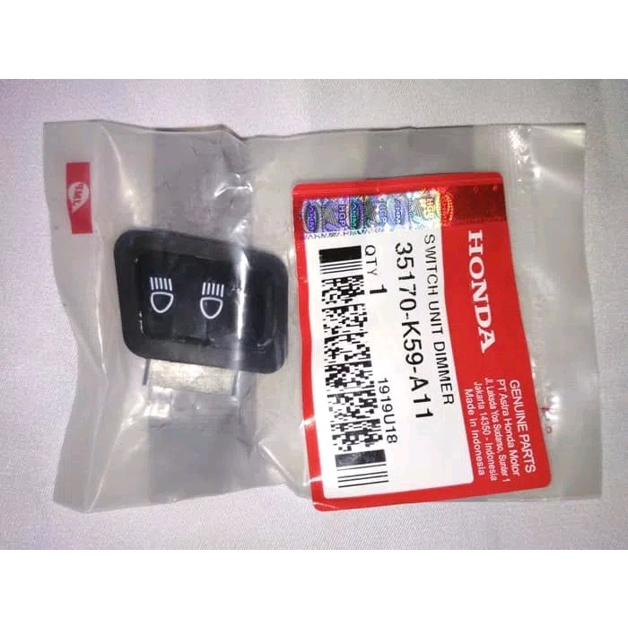 Tombol Dim Vario 150 Original 35170-K59-A11
