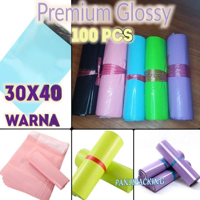 

^%^%^%^%] Plastik Polymailer Warna 30X40 Amplop Polimailer Packing Online 100pcs