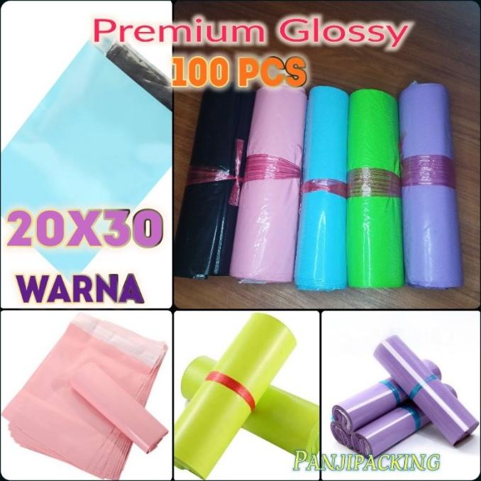 

!!!!!!] Plastik Polymailer Warna 20x30 Amplop Polimailer Packing Online 100pcs