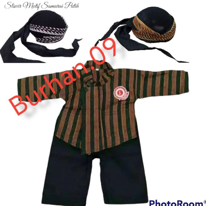 (O❤6 V] SETELAN SURJAN LURIK ANAK/BAJU ADAT ANAK/SURJAN/LURIK -muurah✯