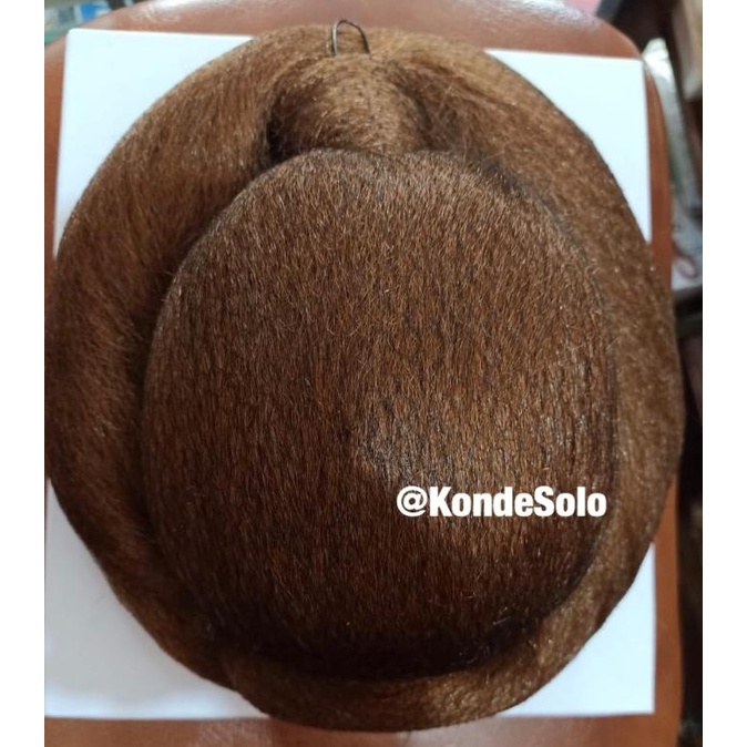 hanya disini] Sanggul Jawa rambut Coklat (untuk bule atau yang rambut kecoklatan)