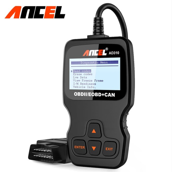 Code Reader Engine Fault Scanner Car Diagnostic Tool Scan Mobil AD310
