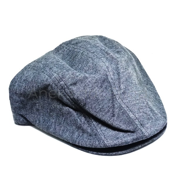 topi Topi Newsboy Vintage Peaky Blinders / Flat Cap / Topi Mafia / Topi Pet - Abu Tua(A7Z7) bisa COD