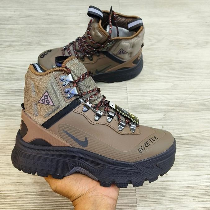 Sepatu Nike Acg Air Zoom Gaiadome Gore-Tex Black /Brown /White