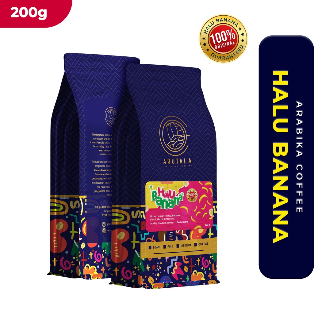 

ARUTALA Kopi Halu Banana Honey Process 200 gram