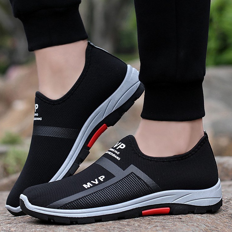 Hot SaleN3z3Y Sepatu Pria Model Slip On Terkini Sepatu Casual MVP Sepatu Pria Modis