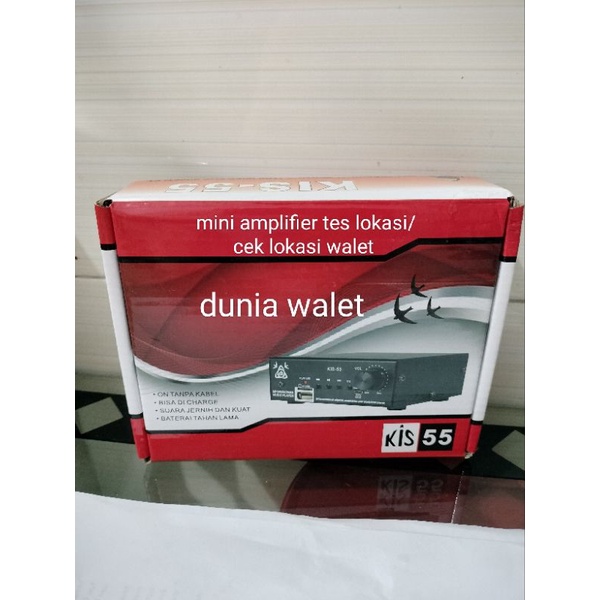 Mini Amplifier cek lokasi walet atau test lokasi