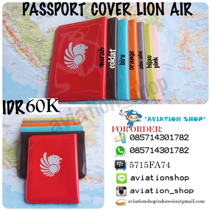 PASSPORT COVER LION AIR , WINGS AIR , BATIK AIR JILID 1