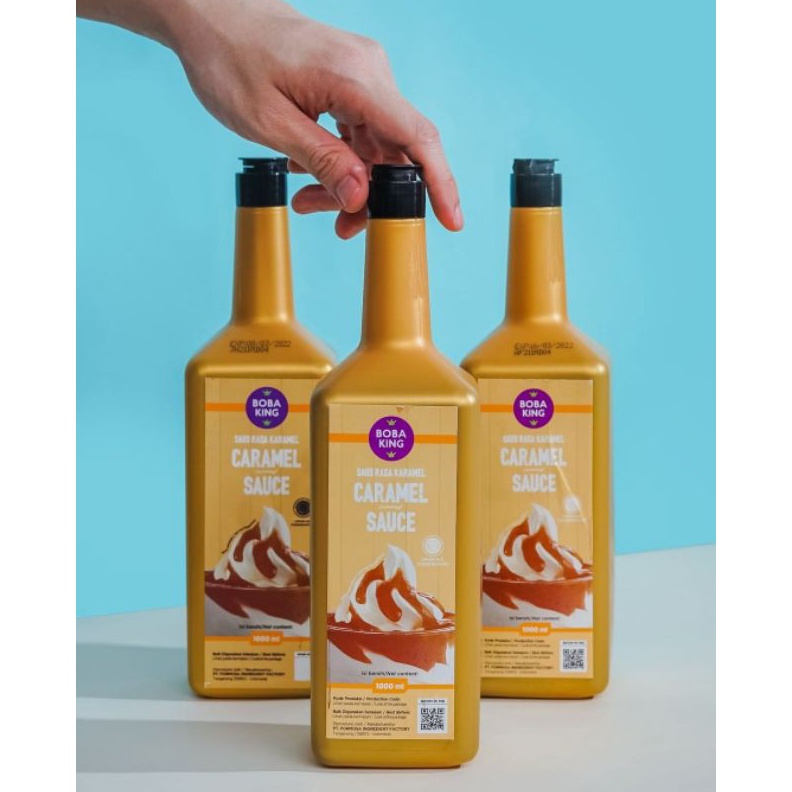 

READY STCOK 1 lt Bobaking Caramel Sauce (topping buat minuman,cake,dessert)