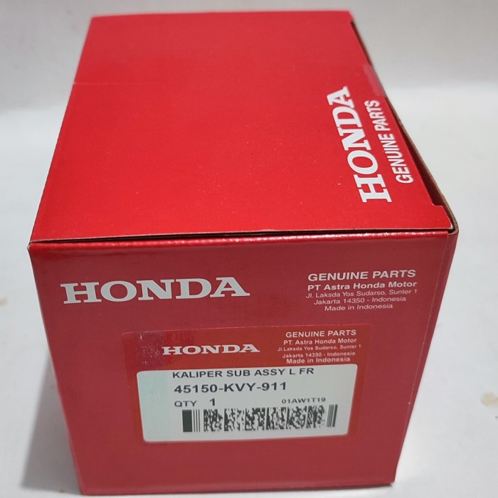 New Kaliper Assy Depan Kepala Babi Depan Honda Beat Karbu Ori (Kvy) Kode Ma140