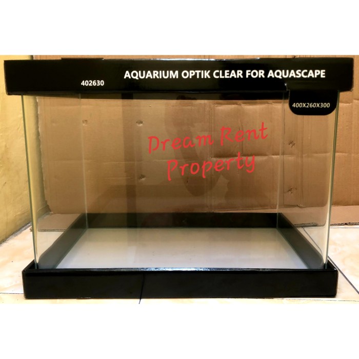 Aquarium Optic Clear Akuarium Kaca Bending Lengkung RECENT 31 liter