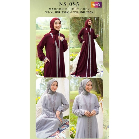 GAMIS POLOS SIMPEL ELEGAN GAMIS NIBRAS NS 083