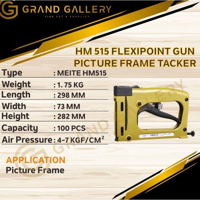 

Stapler Tembak Cekrekan Pengokot Hekter Gun Tacker Staples -Hm 515