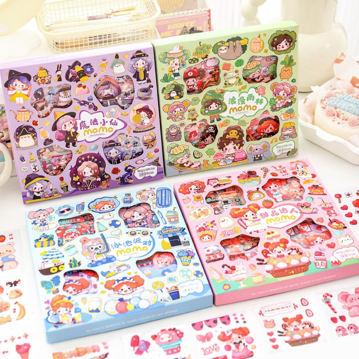 

ZSZF0959 Terlaris Stiker MOMO NEW 100 lembar Lucu Sticker Model BARU Grosir Murah Jakarta