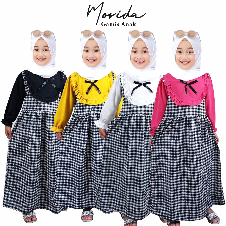 STOK TERBATAS Gamis Anak Morida 706 GOGOFASHION